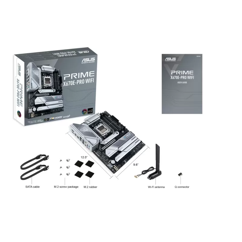 Материнская Плата Asus PRIME X670E-PRO WIFI DDR5 DIMM AM5
