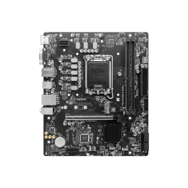Motherboard MSI PRO B760M-E DDR4 LGA1700 Motherboard MSI PRO B760M-E DDR4 LGA1700
