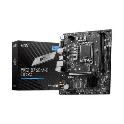 Motherboard MSI PRO B760M-E DDR4 LGA1700 Motherboard MSI PRO B760M-E DDR4 LGA1700