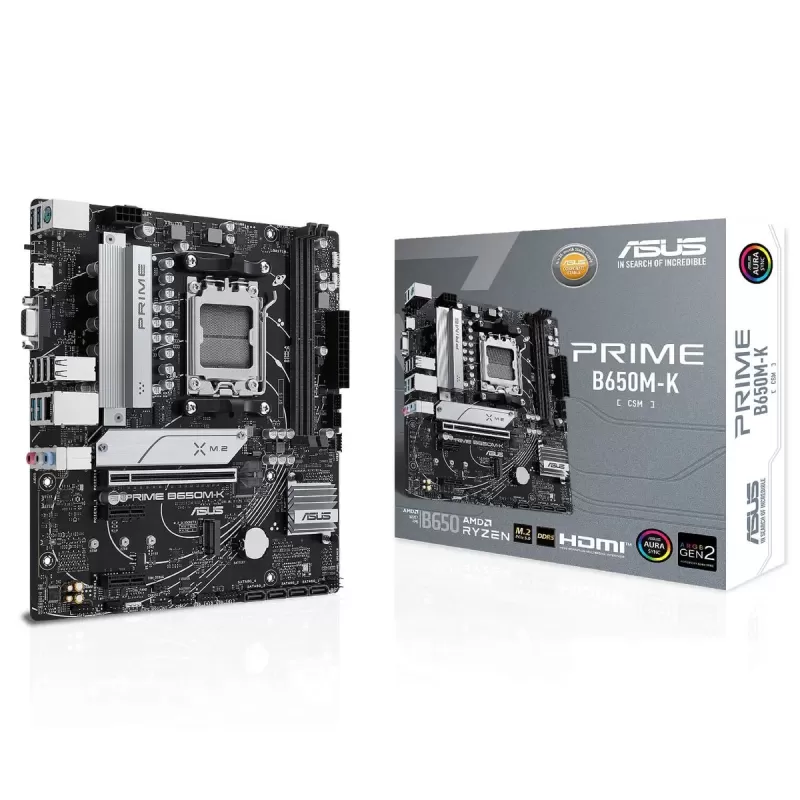 לוח אם Asus PRIME B650M-K DDR5 DIMM AM5 לוח אם Asus PRIME B650M-K DDR5 DIMM AM5