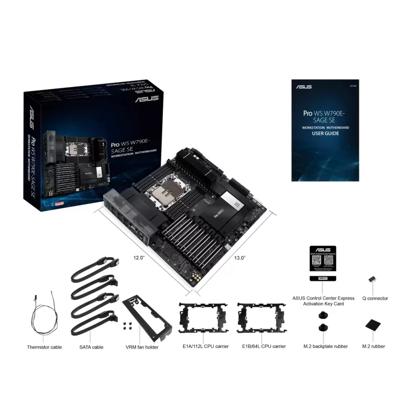 לוח אם Asus Pro WS W790E-SAGE SE DDR5 DIMM LGA4677