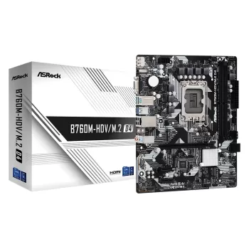 Материнская Плата ASRock B760M-HDV/M.2 D4 DDR4 DIMM LGA1700 Материнская Плата ASRock B760M-HDV/M.2 D4 DDR4 DIMM LGA1700