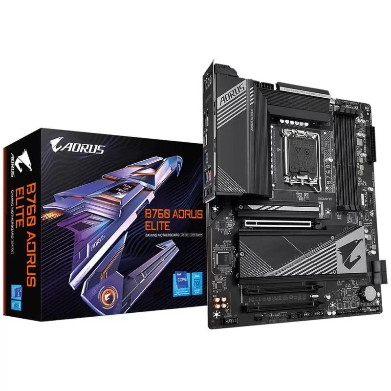 לוח אם Gigabyte B760 AORUS ELITE DDR5 DIMM LGA1700 - יבואן רשמי