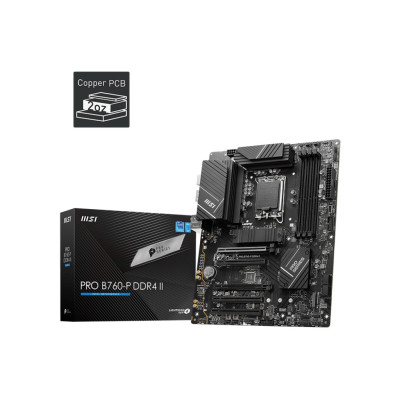 Материнская Плата MSI PRO B760-P DDR4 II LGA1700 Материнская Плата MSI PRO B760-P DDR4 II LGA1700
