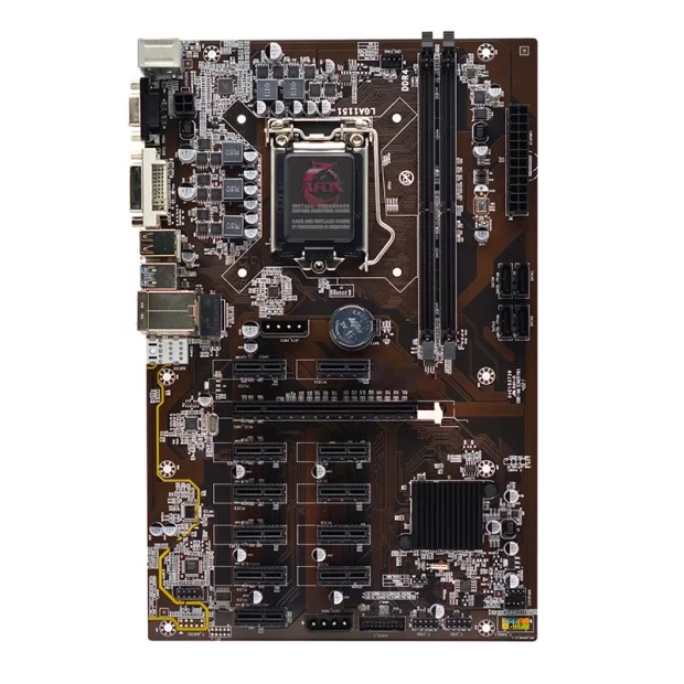 Motherboard for mining AFOX AFB250-ETH12EX DDR4 LGA1151 Motherboard for mining AFOX AFB250-ETH12EX DDR4 LGA1151