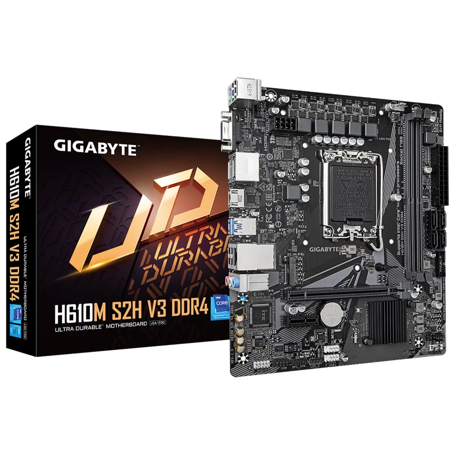 Motherboard Gigabyte H610M S2H V3 DDR4 LGA1700