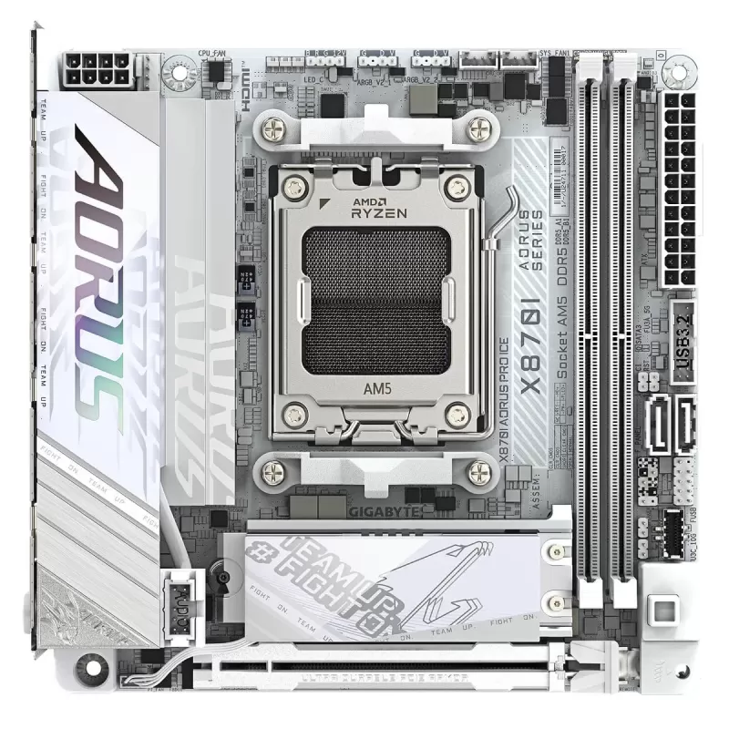 Материнская Плата Gigabyte X870I AORUS PRO ICE DDR5 AM5