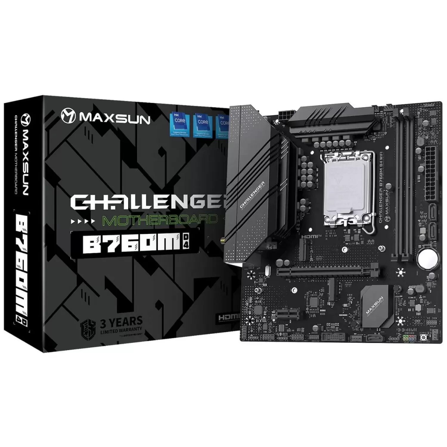 Motherboard MAXSUN Challenger B760M D4 WiFi DDR4 LGA1700