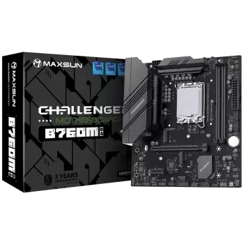 Motherboard MAXSUN Challenger B760M D4 WiFi DDR4 LGA1700 Motherboard MAXSUN Challenger B760M D4 WiFi DDR4 LGA1700