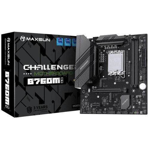 Motherboard MAXSUN Challenger B760M D4 WiFi DDR4 1700