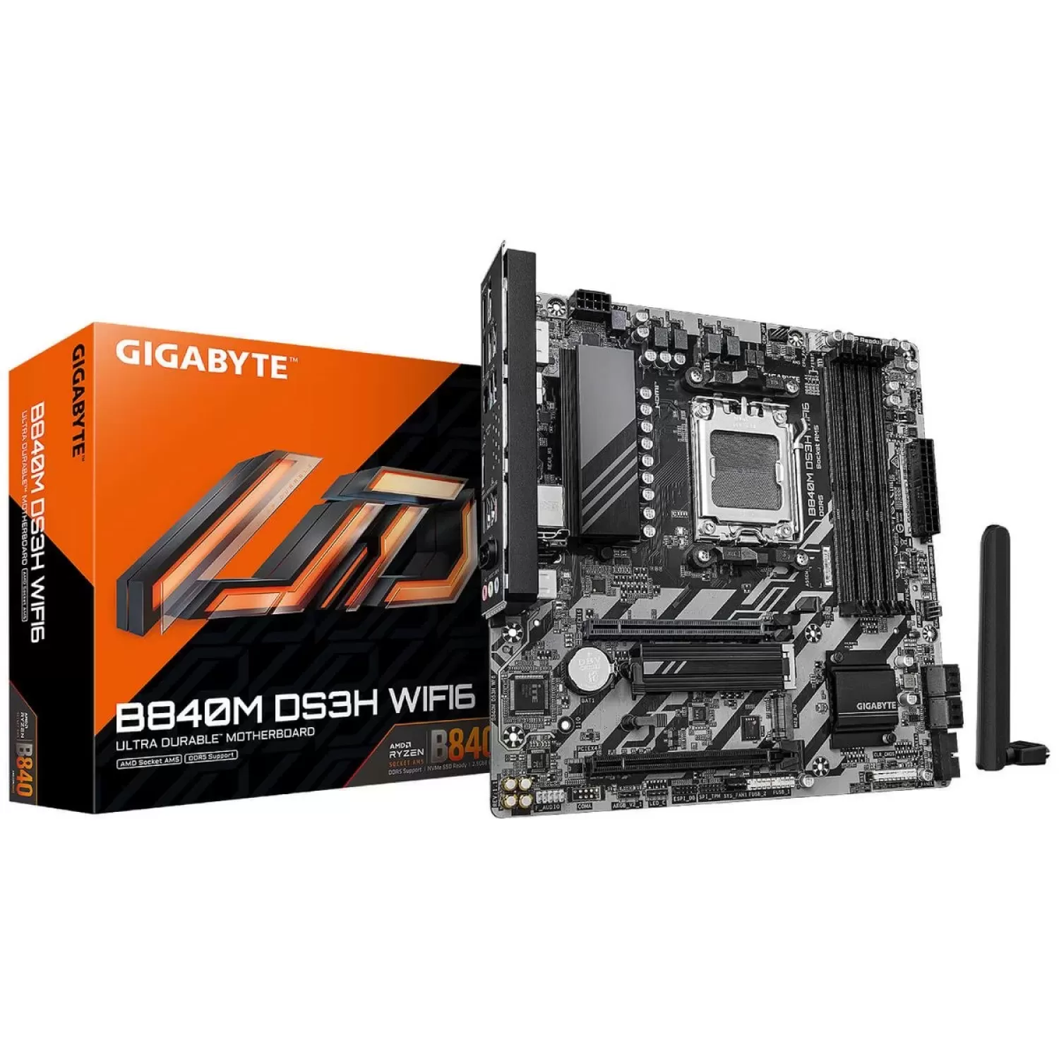 Motherboard Gigabyte B840M DS3H WiFi6 DDR5 AM5