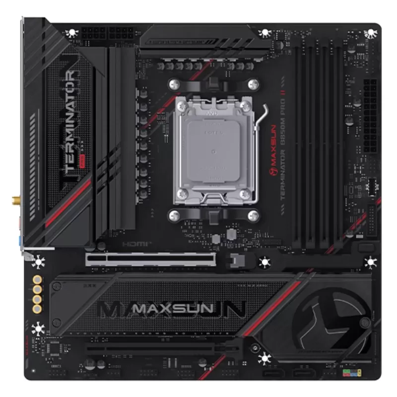 Motherboard MAXSUN Terminator B850M PRO II WiFi7 DDR5 AM5 Motherboard MAXSUN Terminator B850M PRO II WiFi7 DDR5 AM5