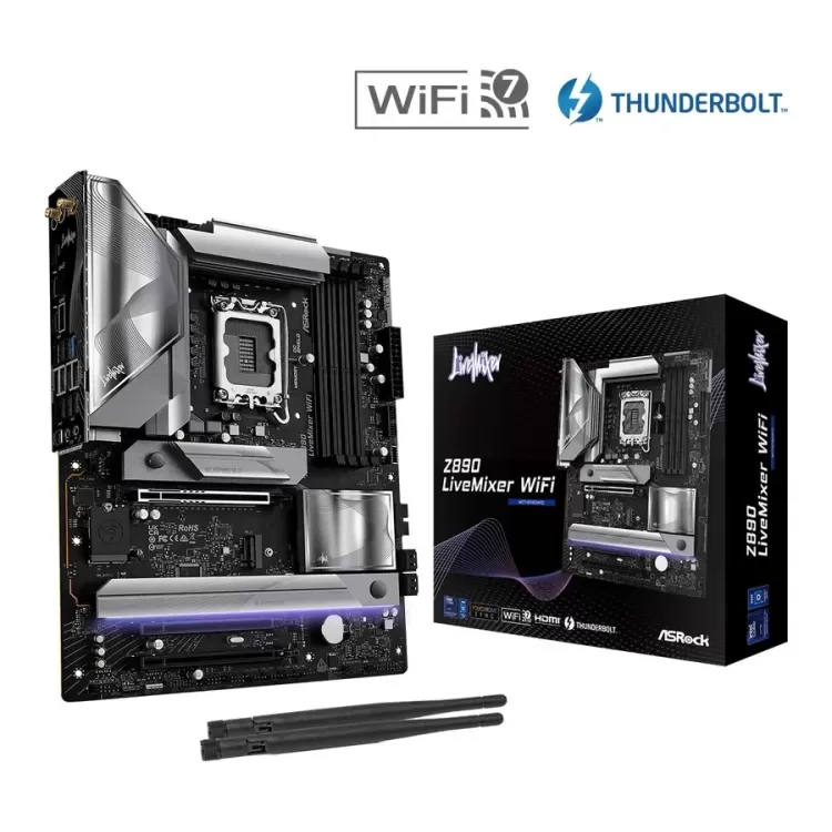Материнская Плата ASRock Z890 LiveMixer WiFi DDR5 LGA1851