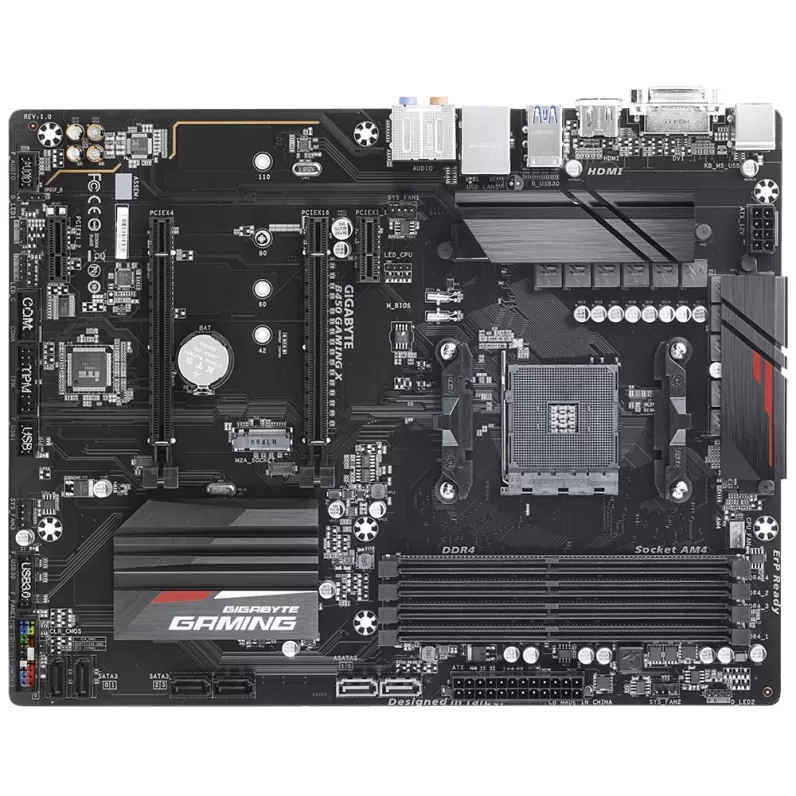לוח אם Gigabyte GA-B450 GAMING X DDR4 AM4 מצב:משומש