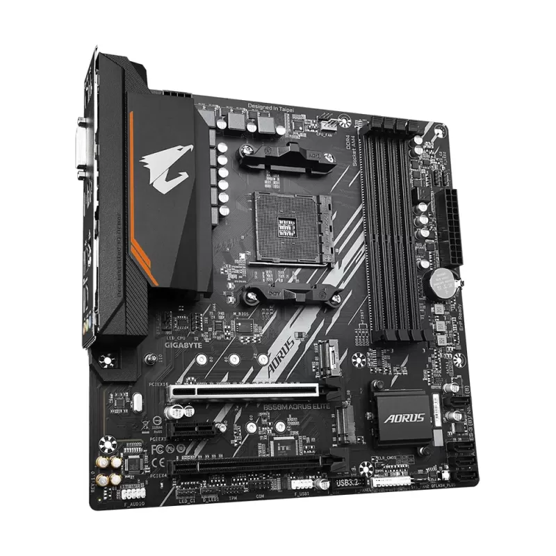 לוח אם Gigabyte B550M AORUS ELITE DDR4 DIMM AM4 לוח אם Gigabyte B550M AORUS ELITE DDR4 DIMM AM4