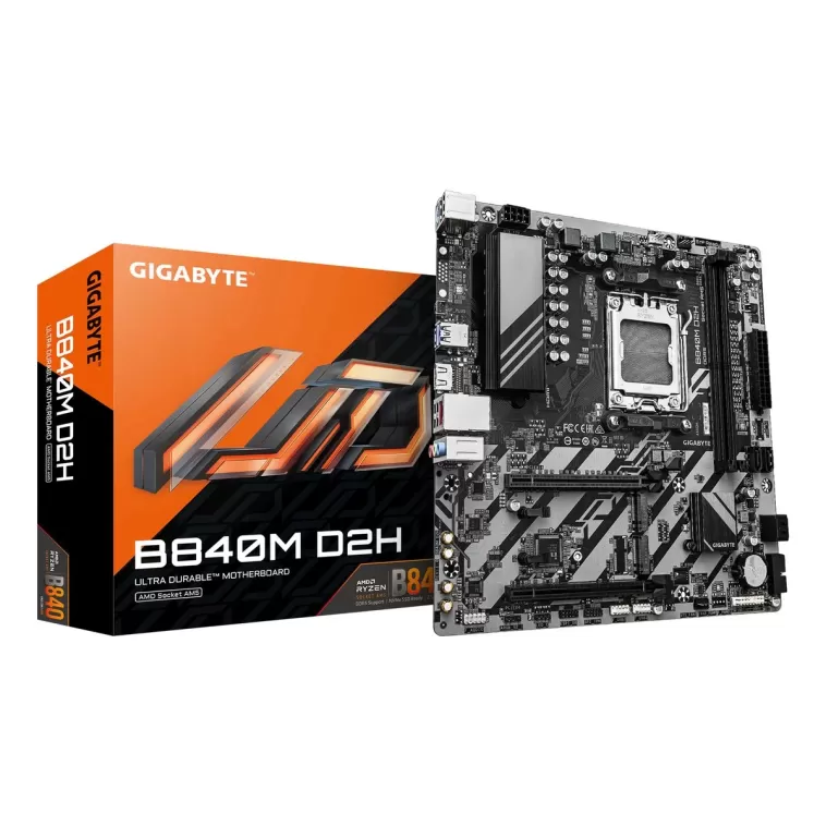Motherboard Gigabyte B840M D2H 1.2 X3D DDR5 AM5 Micro-ATX AM5 Motherboard Gigabyte B840M D2H 1.2 X3D DDR5 AM5 Micro-ATX AM5