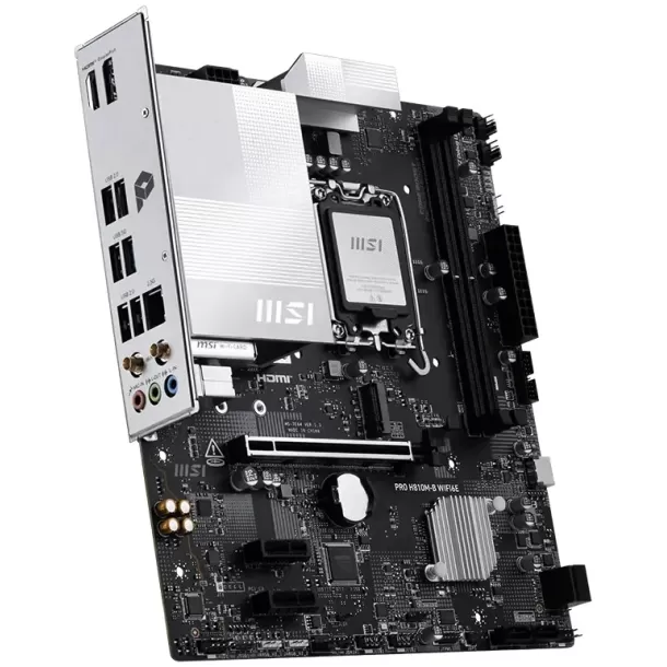 לוח אם MSI PRO H810M-B WIFI6E DDR5 LGA1851 לוח אם MSI PRO H810M-B WIFI6E DDR5 LGA1851