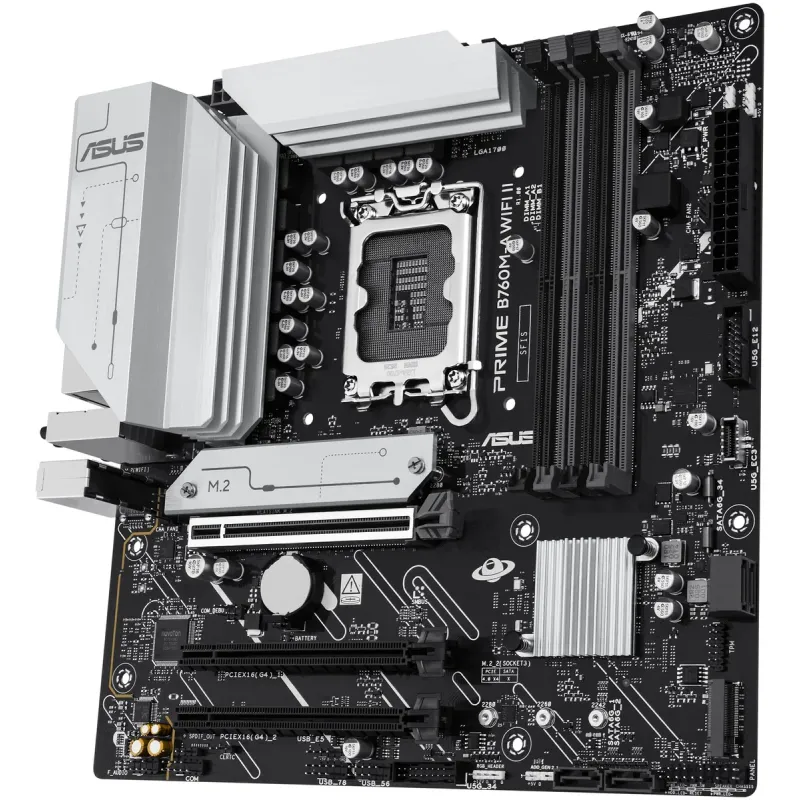 Материнская Плата Asus PRIME B760M-A WIFI II DDR5 LGA1700