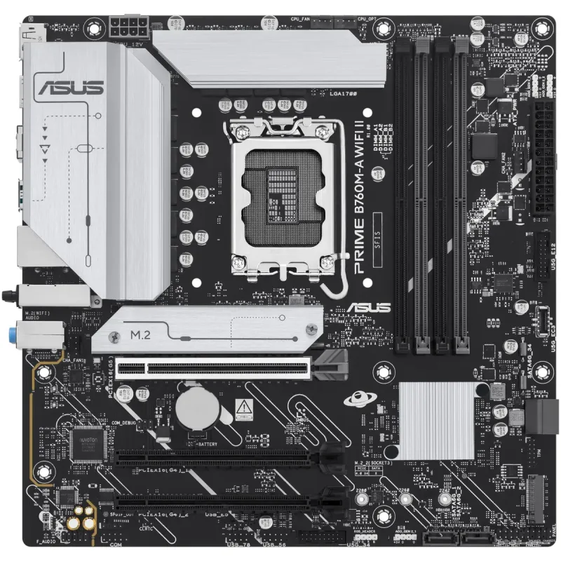 Материнская Плата Asus PRIME B760M-A WIFI II DDR5 LGA1700