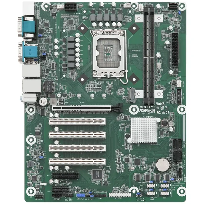 Motherboard ASRock Industrial IMB-1713 H610 LGA1700 DDR5 ATX LGA1700