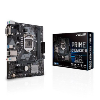 Материнская Плата Asus PRIME H310M-K R2.0 DDR4 LGA1151 Материнская Плата Asus PRIME H310M-K R2.0 DDR4 LGA1151