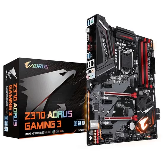לוח אם Gigabyte Z370 AORUS Gaming 3 DDR4 LGA1151 - יבואן רשמי לוח אם Gigabyte Z370 AORUS Gaming 3 DDR4 LGA1151 - יבואן רשמי