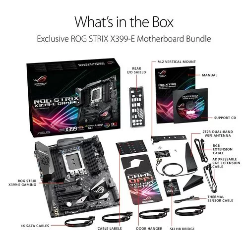 לוח אם Asus ROG STRIX X399-E GAMING DDR4 TR4