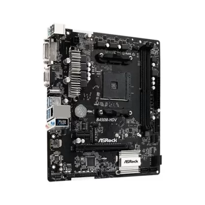 לוח אם ASRock B450M-HDV DDR4 AM4