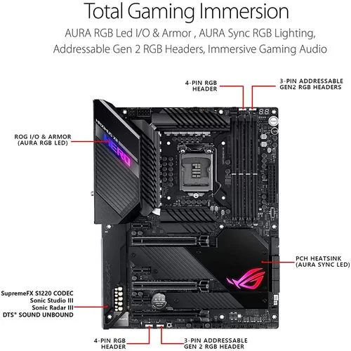 לוח אם Asus ROG MAXIMUS XII HERO (WI-FI) DDR4 LGA1200