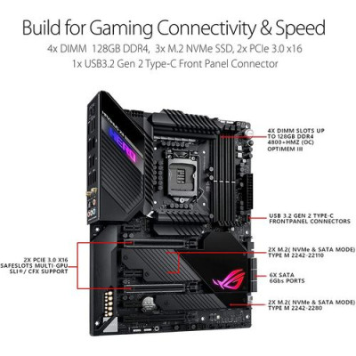 Motherboard Asus ROG MAXIMUS XII HERO (WI-FI) DDR4 LGA1200 Motherboard Asus ROG MAXIMUS XII HERO (WI-FI) DDR4 LGA1200
