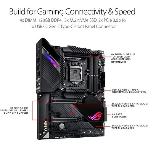 לוח אם Asus ROG MAXIMUS XII HERO (WI-FI) DDR4 LGA1200