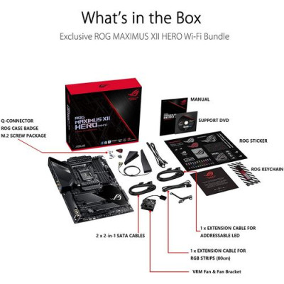 Motherboard Asus ROG MAXIMUS XII HERO (WI-FI) DDR4 LGA1200 Motherboard Asus ROG MAXIMUS XII HERO (WI-FI) DDR4 LGA1200