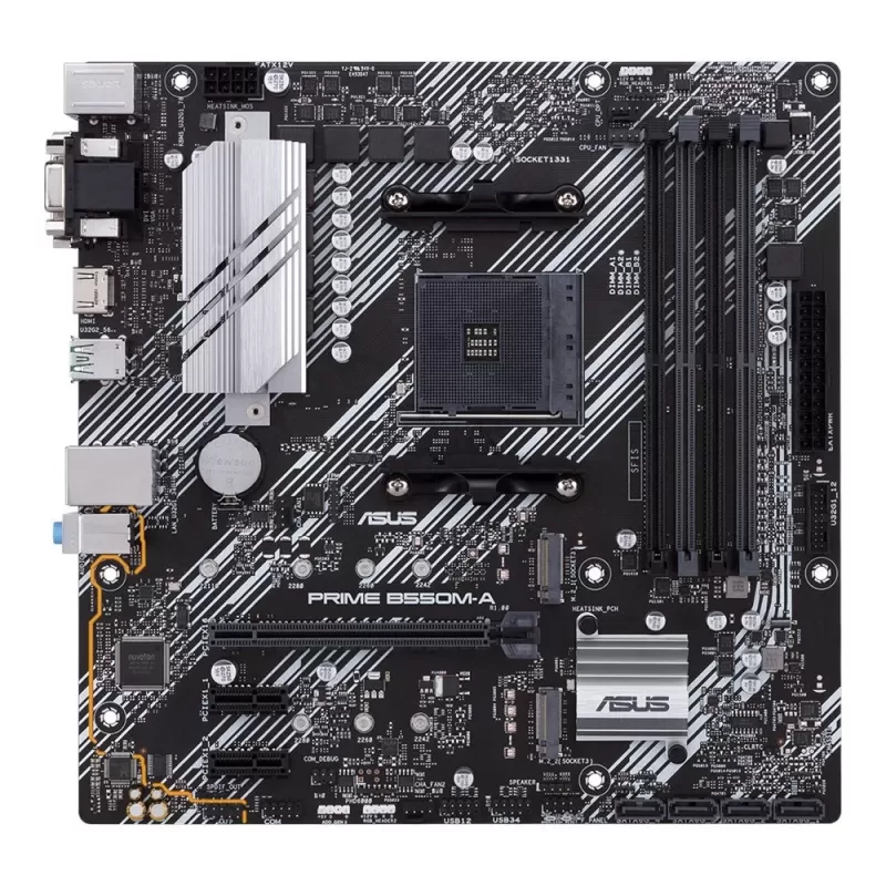 Motherboard Asus PRIME B550M-A DDR4 DIMM AM4 Motherboard Asus PRIME B550M-A DDR4 DIMM AM4