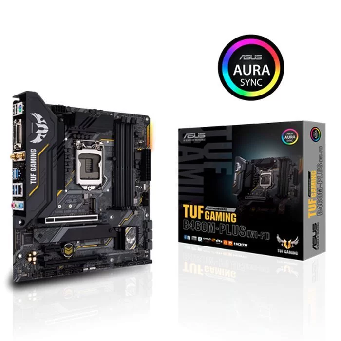 לוח אם Asus TUF GAMING B460M-PLUS (WI-FI) DDR4 DIMM LGA1200