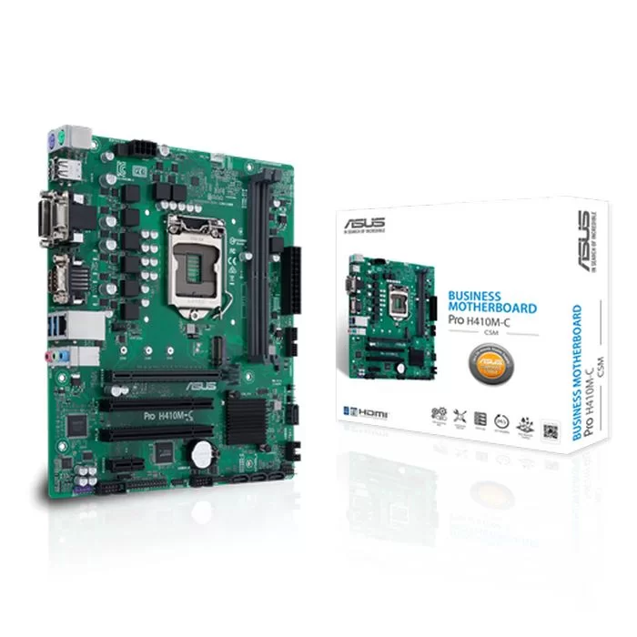 לוח אם Asus Pro H410M-C/CSM DDR4 DIMM LGA1200