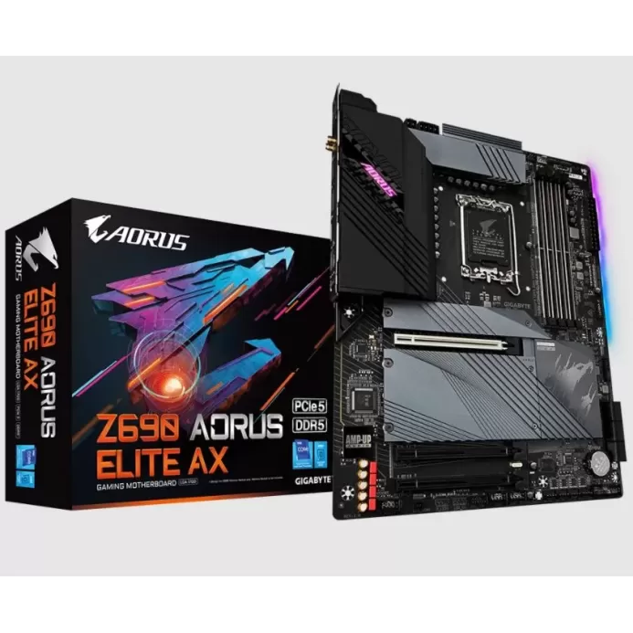 לוח אם Gigabyte Z690 AORUS ELITE AX DDR5 LGA1700 - יבואן רשמי