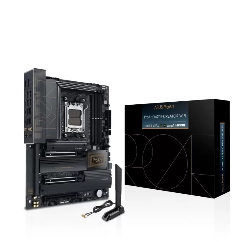 לוח אם Asus ProArt X670E-CREATOR WIFI DDR5 DIMM AM5 לוח אם Asus ProArt X670E-CREATOR WIFI DDR5 DIMM AM5