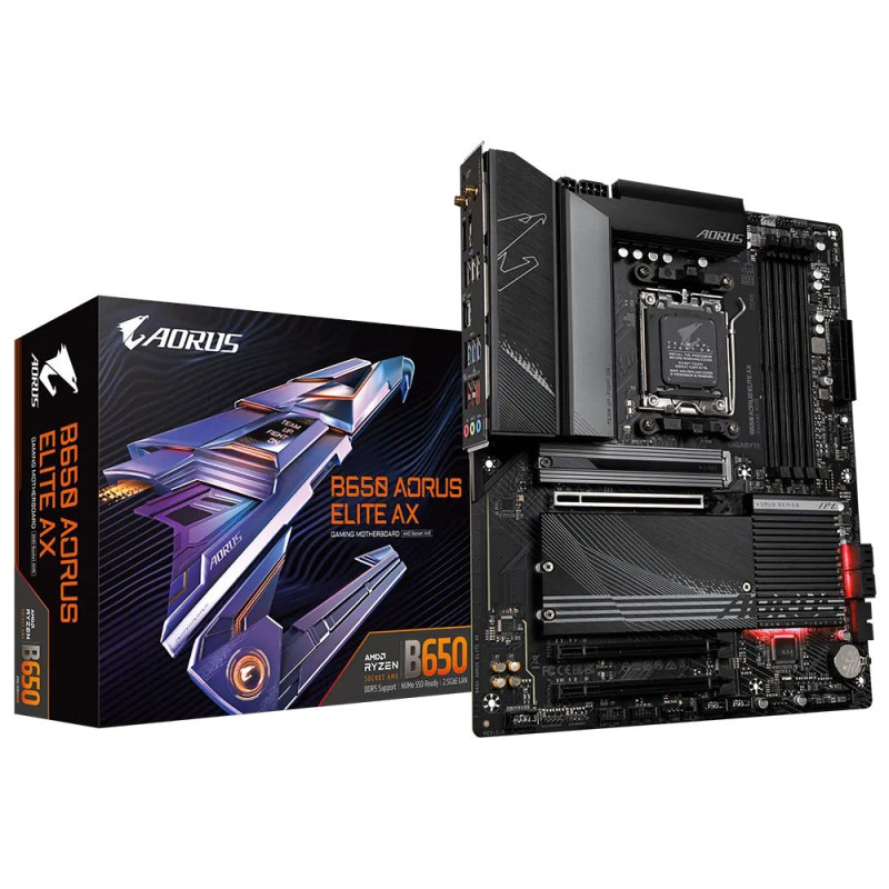 Материнская Плата Gigabyte B650 AORUS ELITE AX DDR5 ATX AM5