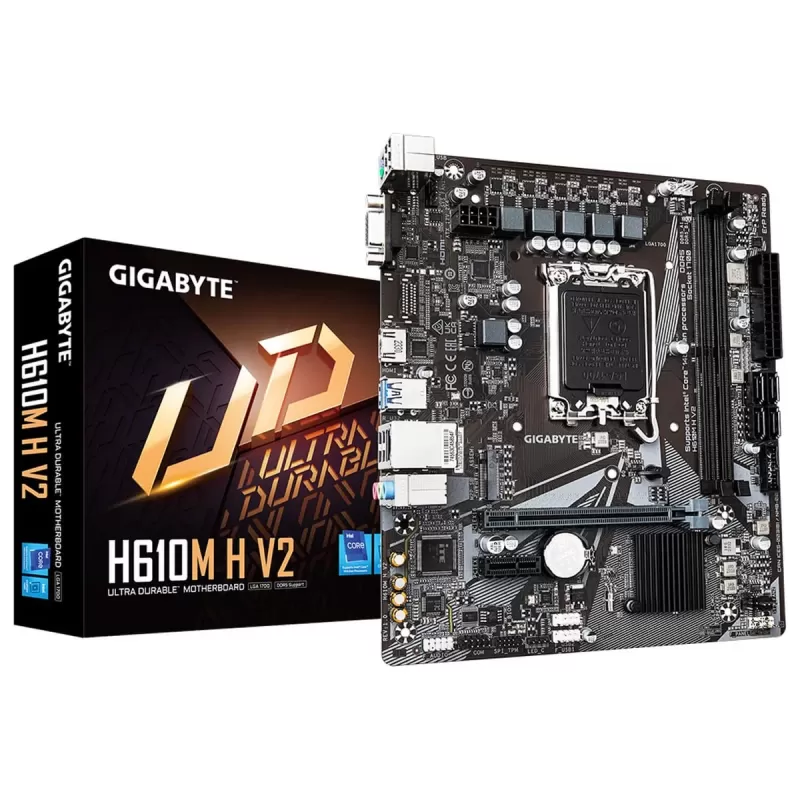 לוח אם Gigabyte H610M H V2 DDR5 DIMM LGA1700