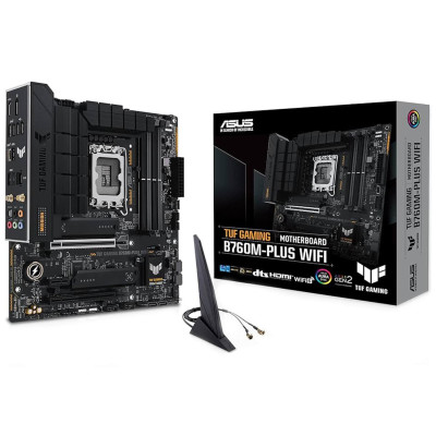 לוח אם ASUS TUF GAMING B760M-PLUS WiFi DDR5 LGA1700 לוח אם ASUS TUF GAMING B760M-PLUS WiFi DDR5 LGA1700