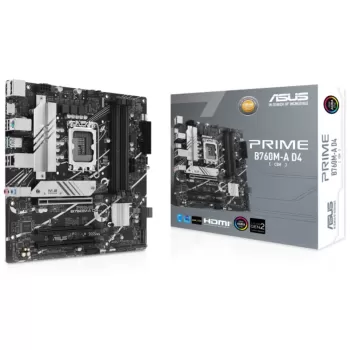 Материнская Плата Asus PRIME B760M-A D4-CSM DDR4 LGA1700 Материнская Плата Asus PRIME B760M-A D4-CSM DDR4 LGA1700