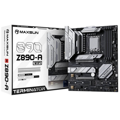 לוח אם MAXSUN Terminator Z890-A WIFI DDR5 LGA1851 לוח אם MAXSUN Terminator Z890-A WIFI DDR5 LGA1851