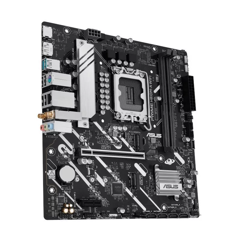 לוח אם Asus PRIME H810M-A WiFi DDR5 LGA1851 לוח אם Asus PRIME H810M-A WiFi DDR5 LGA1851