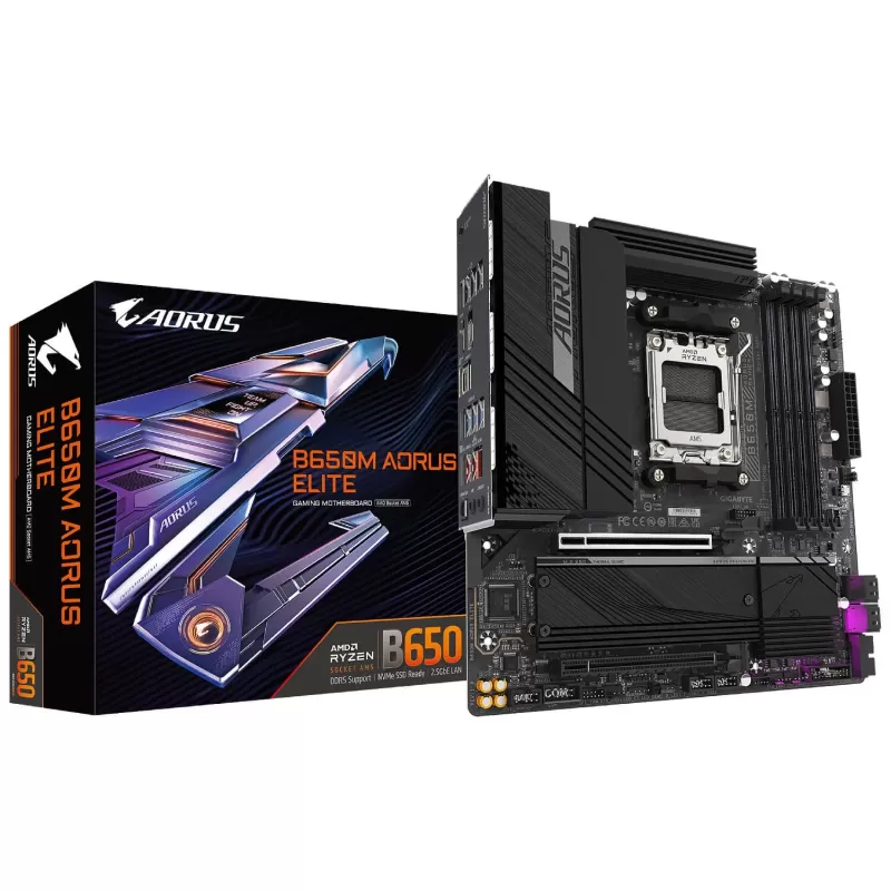 Материнская Плата Gigabyte B650M AORUS ELITE DDR5 AM5