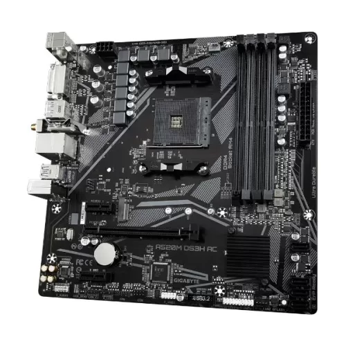 Материнская Плата Gigabyte A520M DS3H AC DDR4 AM4