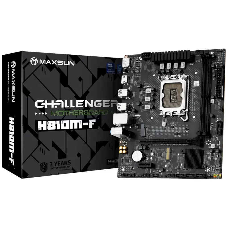 Motherboard MAXSUN Challenger H810M-F DDR5 LGA1851