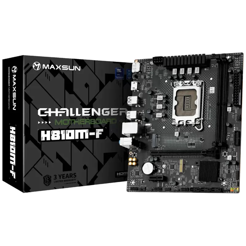 Motherboard MAXSUN Challenger H810M-F DDR5 LGA1851