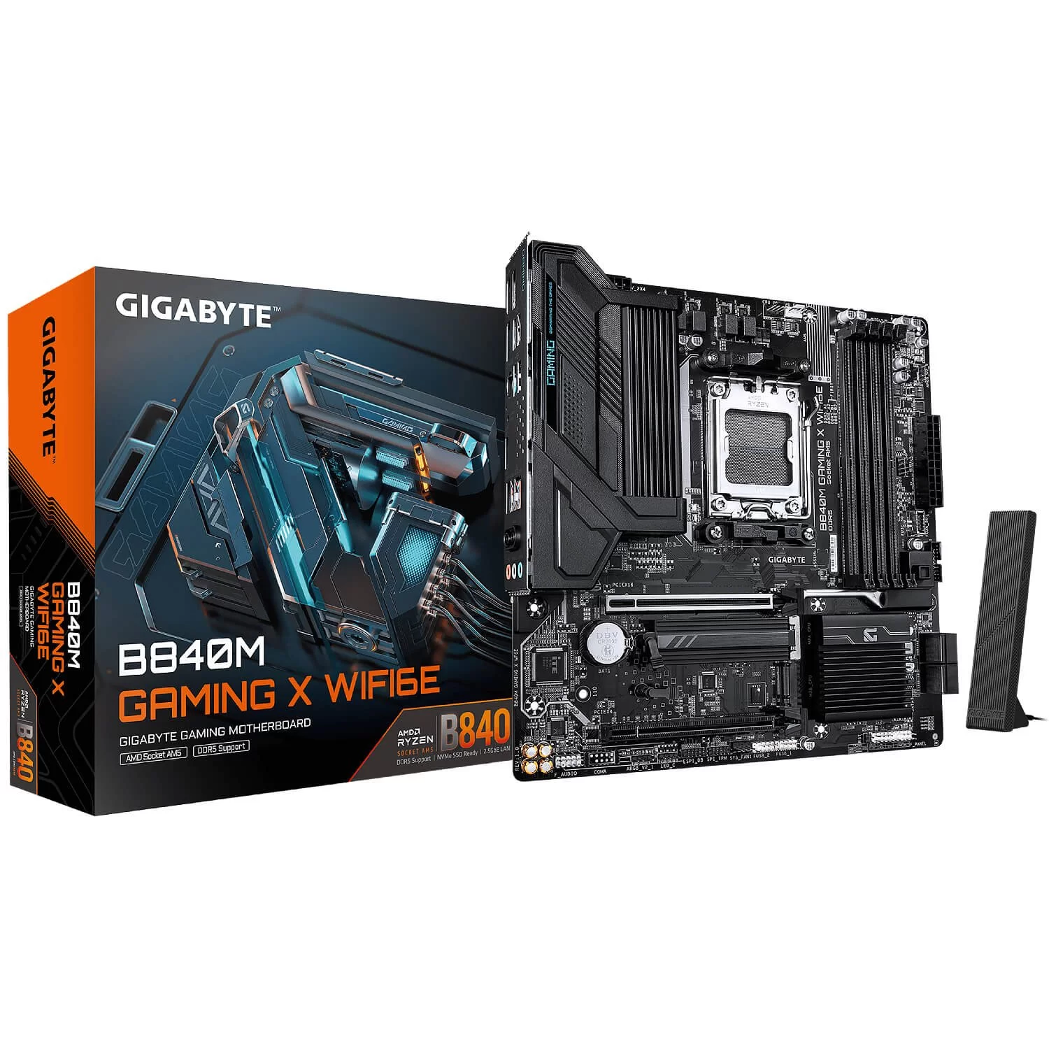 Материнская Плата Gigabyte B840M GAMING WiFi6E DDR5 AM5