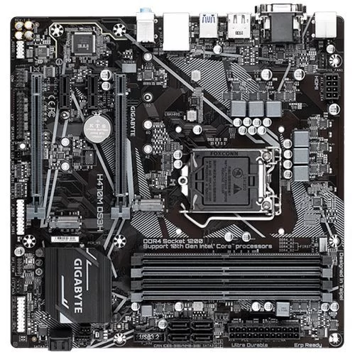 לוח אם Gigabyte H470M DS3H DDR4 LGA1200 מצב:משומש - יבואן רשמי