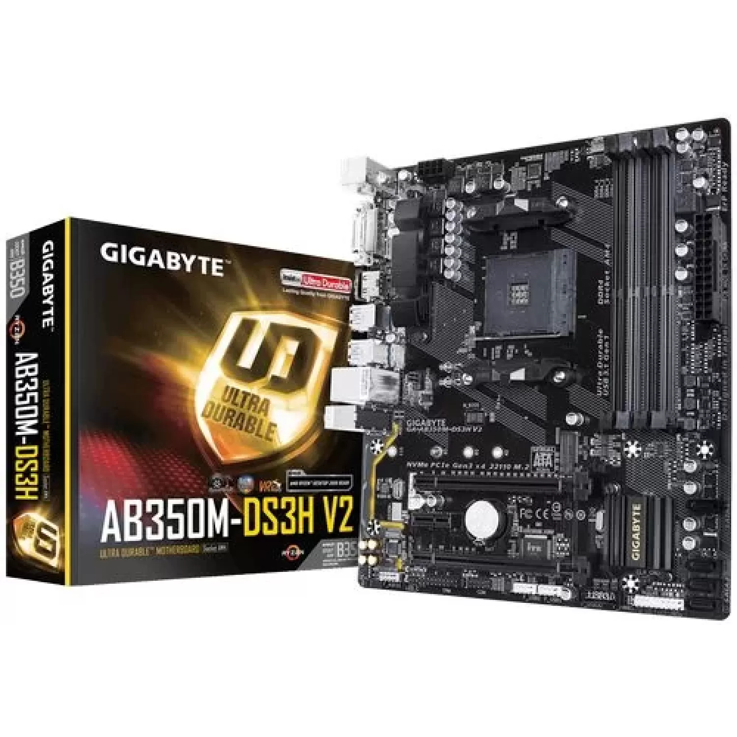 Motherboard Gigabyte GA-AB350M-DS3H V2 DDR4 AM4